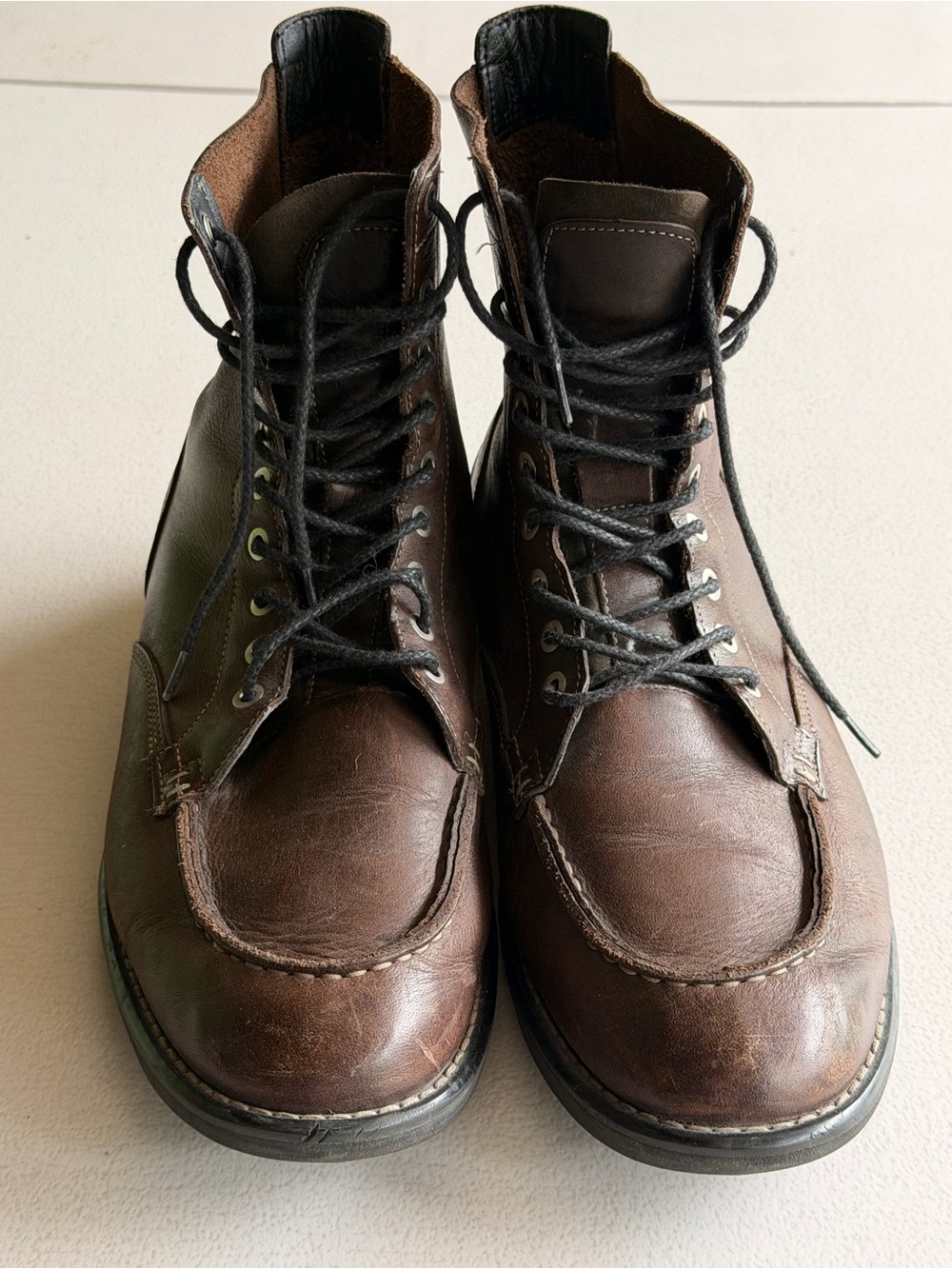 Timberland High Brown Leather Boots - Men's size 11